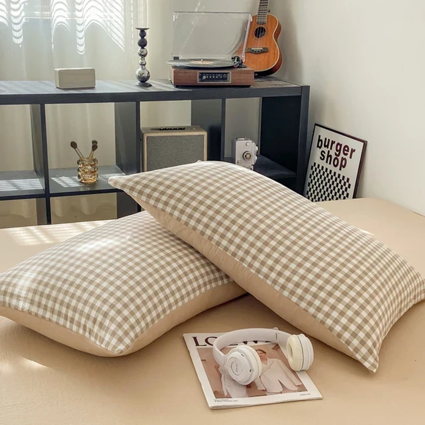 Checkerboard Pillowcase