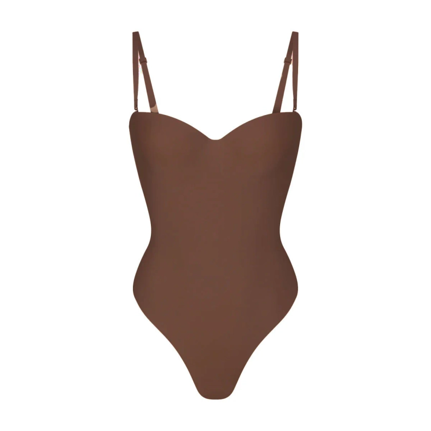 SKIMS BODY UNDERWIRE THONG BODYSUIT | JASPER