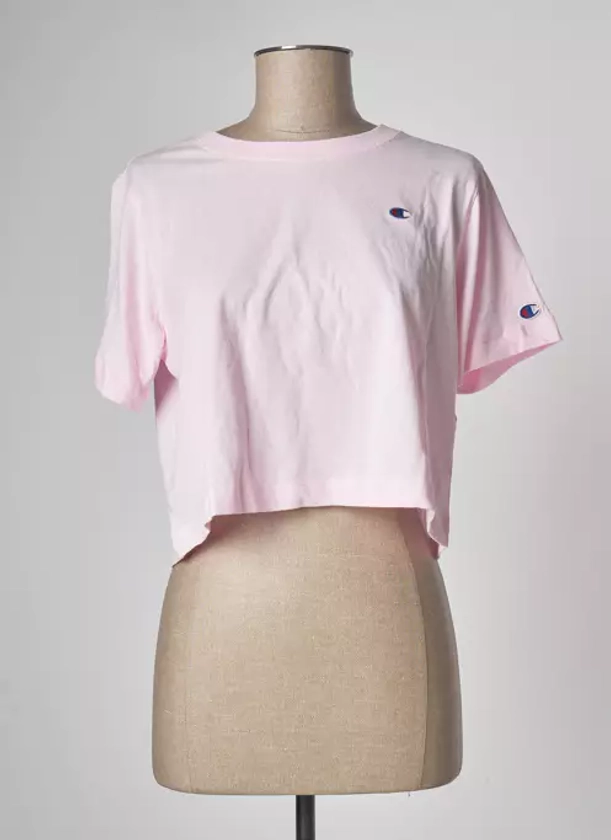 Champion Tshirts Femme de couleur rose 2193956-rose00 - Modz