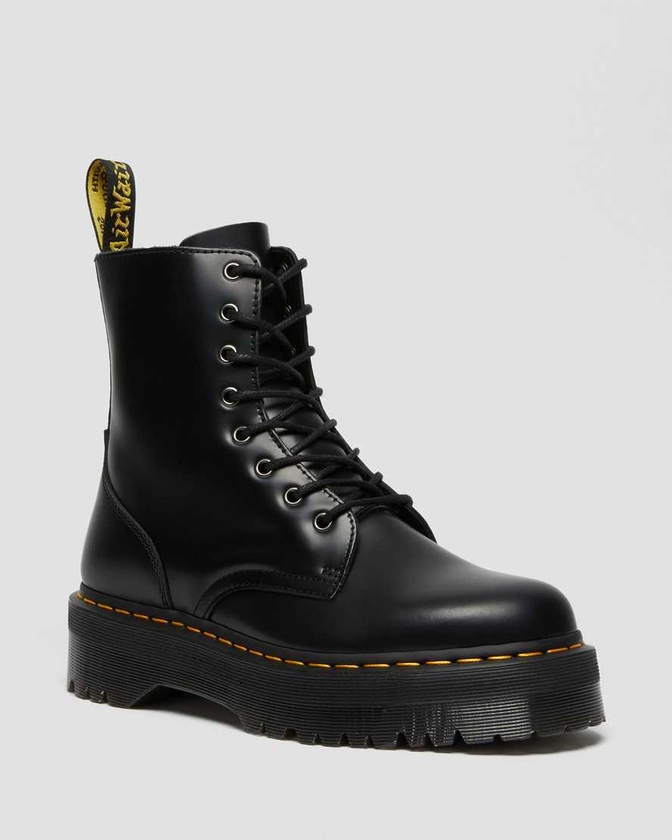 DR MARTENS Boots Plateformes Jadon en Cuir Polished Smooth