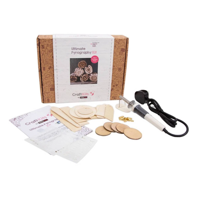 Buy Ultimate Pyrography Kit for GBP 30.00 | Hobbycraft UK