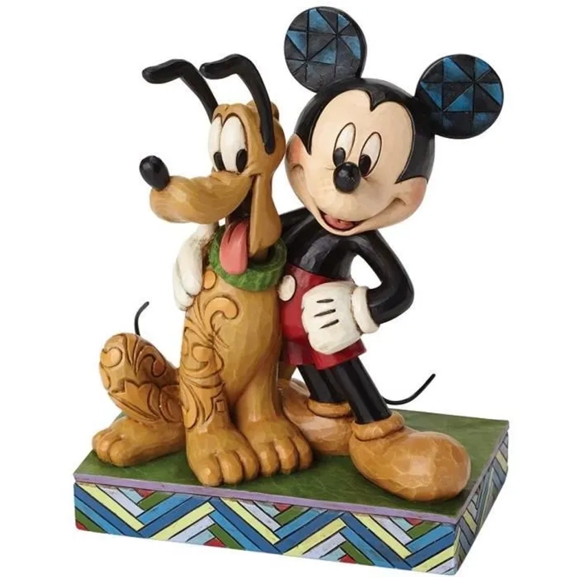 ENESCO Figurine Disney - Mickey et Pluto