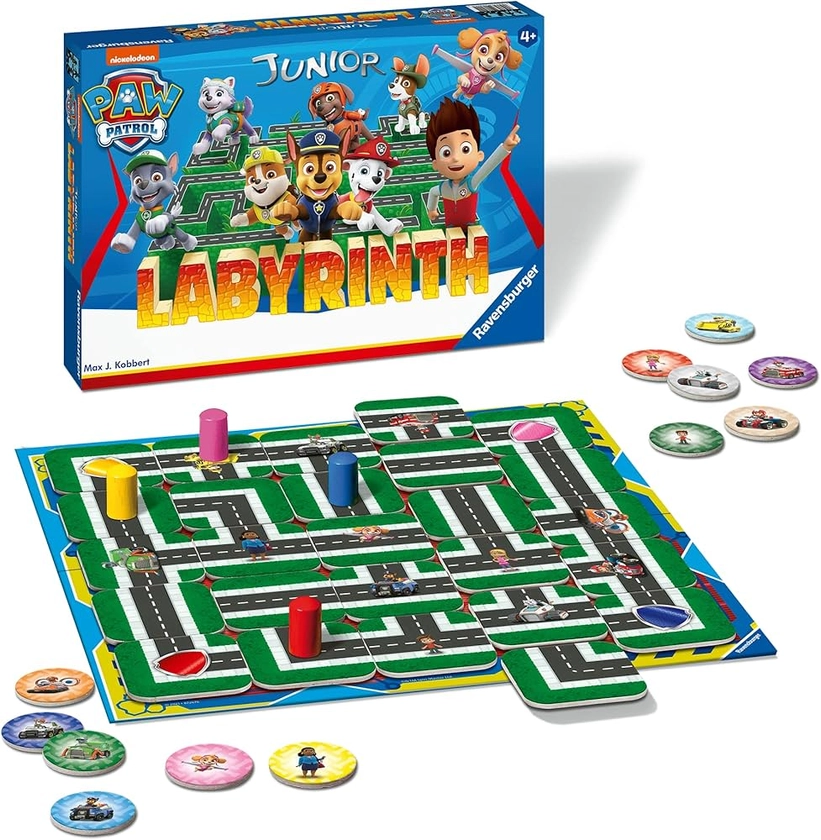 PAWPatrol Junior Labyrinth jeu de société : Amazon.fr: Jeux et Jouets