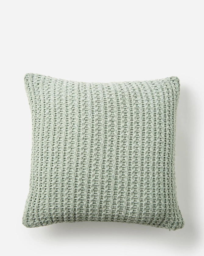 Chenille Basket Weave Cushion