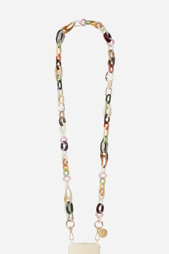 Chaine Longue Lola Multicolore 120 cm