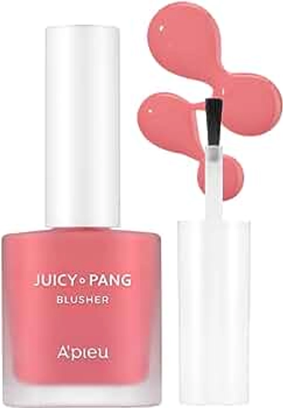 A'PIEU JUICY-PANG WATER BLUSHER (PK01 - I'm Strawberry) Korean Liquid Blush For Cheeks K Beauty Makeup