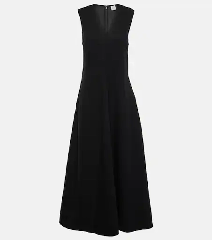 A-line maxi dress in black - Toteme | Mytheresa