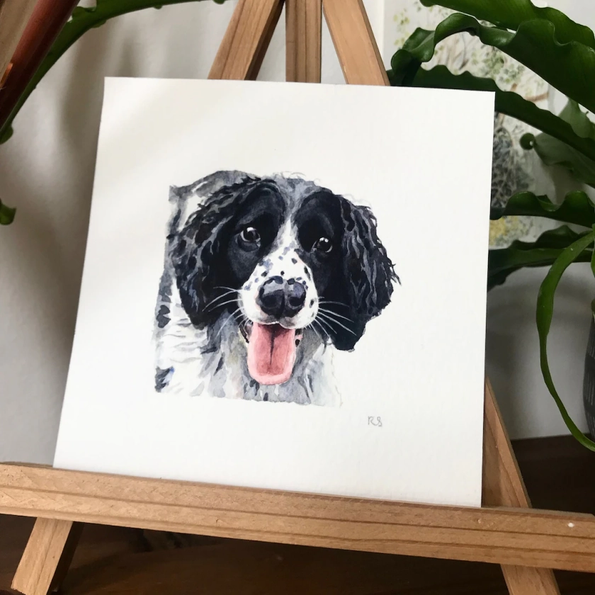 Tiny Pet Portrait, Mini Pet Portraits, Hand Painted Pet Portrait, Miniature Dog Portraits, Tiny Dog Painting, Pet Portrait from Photo
