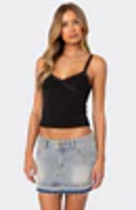 Amilia Lace Trim Tank Top