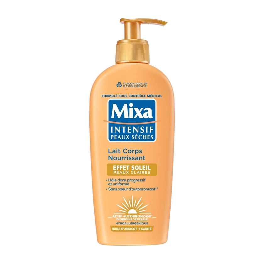 mixa | Mixa Intensif Peaux Sèches Lait corps autobronzant peaux claires - 250 ml