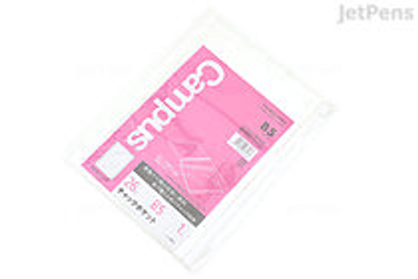 JetPens.com - Kokuyo Campus Clear Zipper Case - B5 - 26 Holes