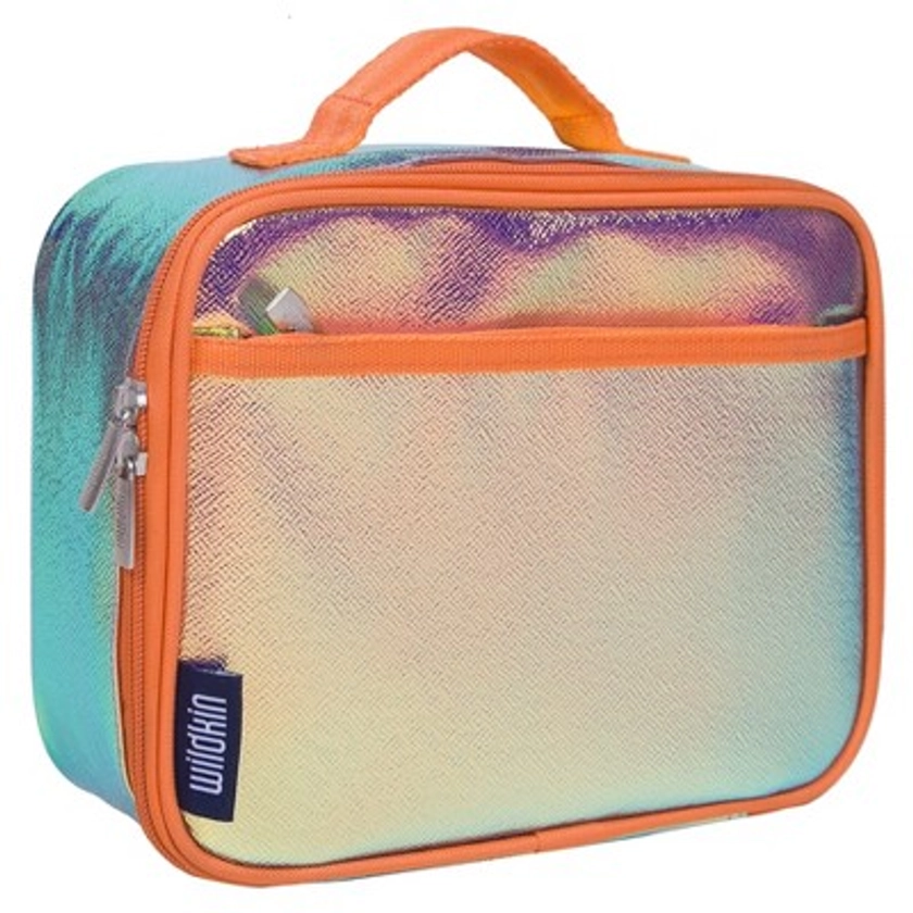 Wildkin Kids Insulated Lunch Box Bag (Orange Shimmer)