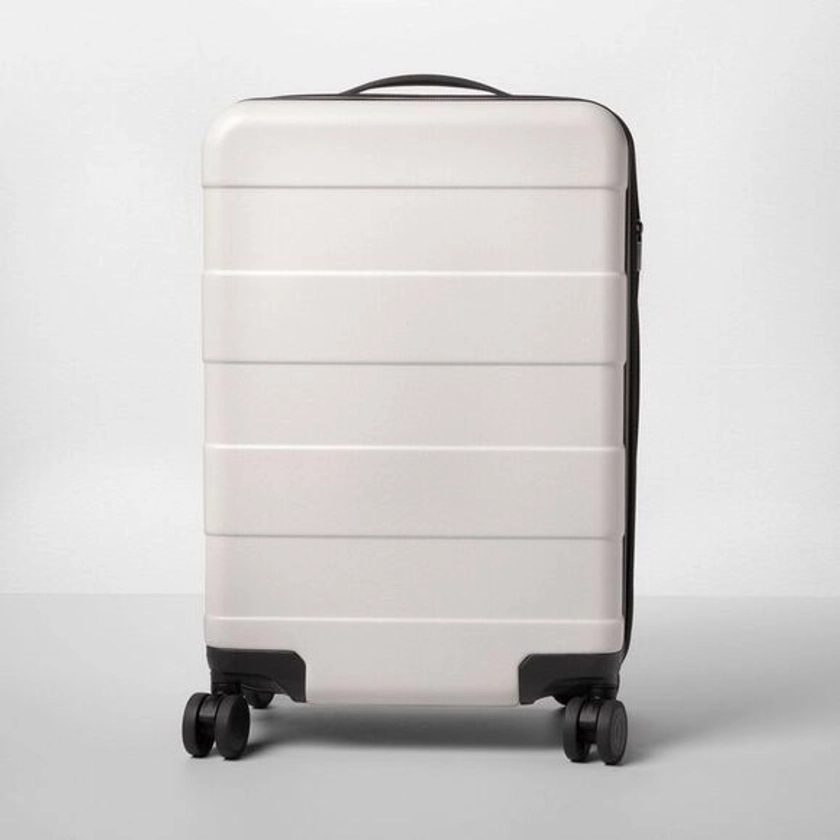 Hardside 22.5" Carry On Spinner Suitcase Tan - Made By Design