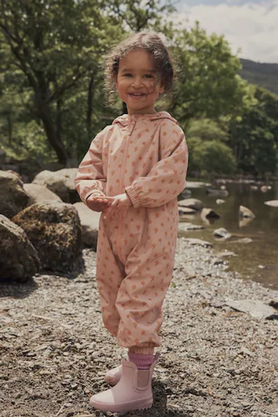 Pink Waterproof Puddlesuit (3mths-7yrs)
