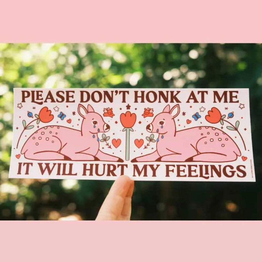 Bumper Sticker - Don't Honk at Me