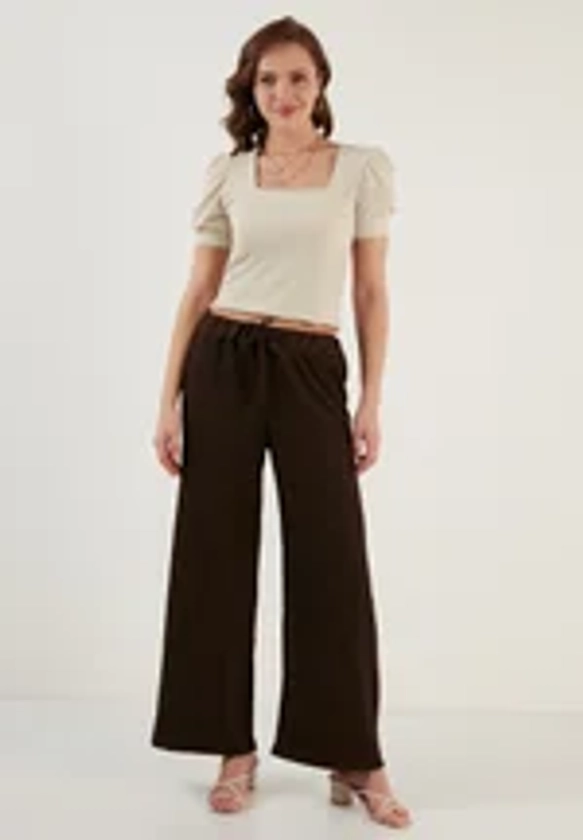 Pantalon classique - brown