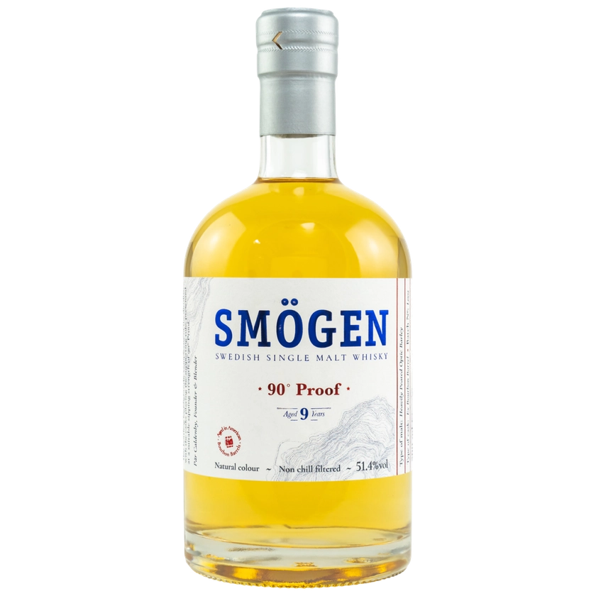 Smögen 9 Jahre 90 Proof Swedish Single Malt 51,4% 0,5l - Whiskyhort O, 74,90 €