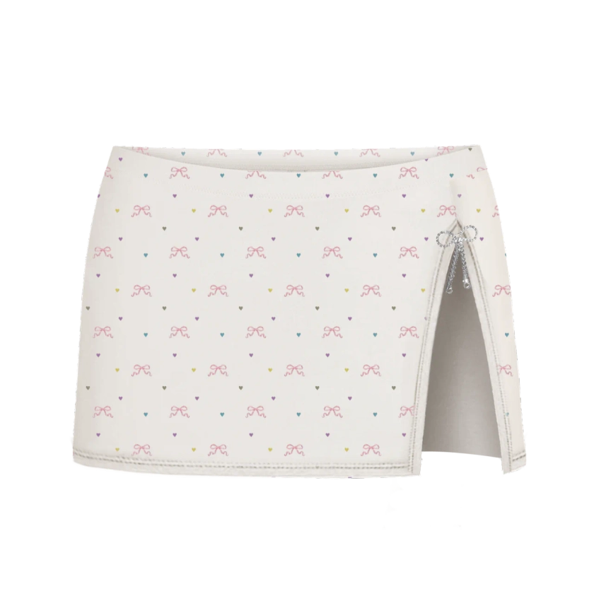 Mini Skirt in Flower Print - Lana Del Rey