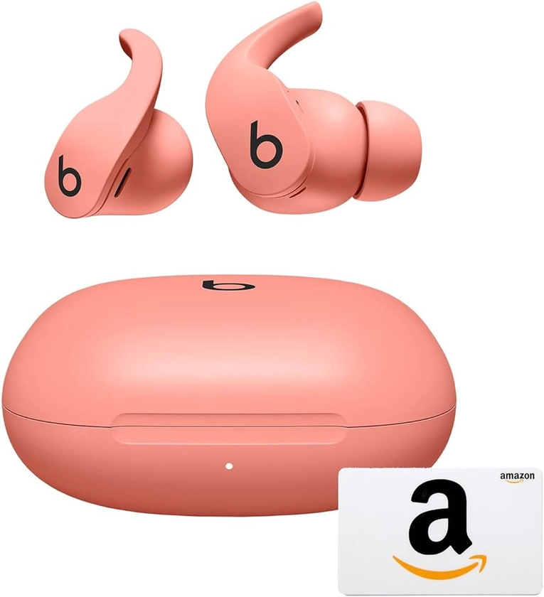 Beats Fit Pro with $25 Amazon Gift Card - Coral Pink