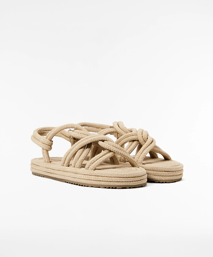 Rope sandals | OYSHO Worldwide