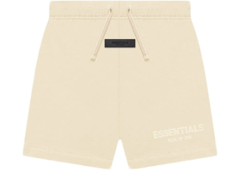 Fear of God Essentials Kids Jersey Shorts Egg Shell