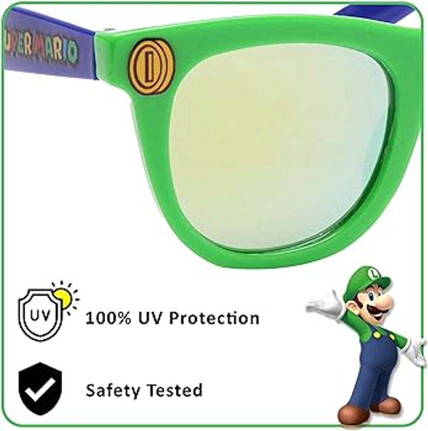 Sun-Staches Nintendo Official Zelda Sunglasses for Kids | Arkaid Shades | UV 400 | One Size Fits Most Kids