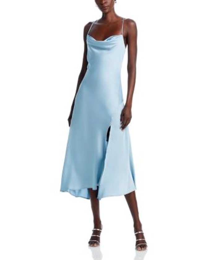 ASTR the Label Strappy Cowl Neck Slip Dress Women - Bloomingdale's