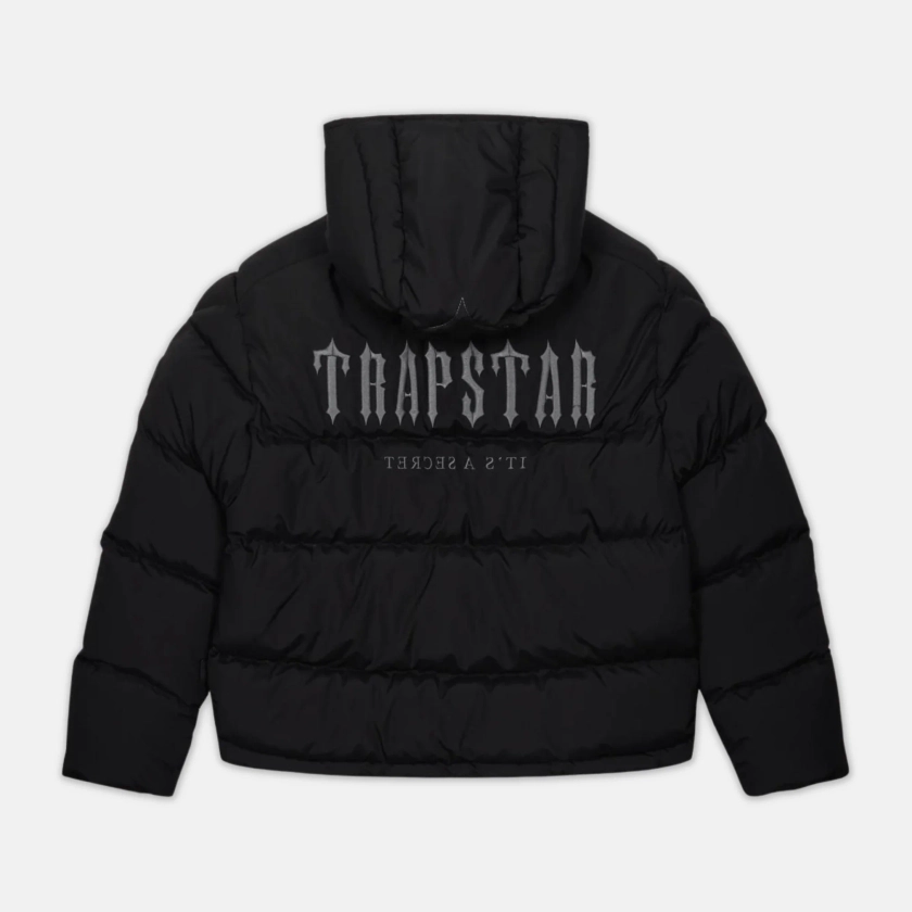 Trapstar Decoded Hooded Puffer 2.0 Jacket - Black