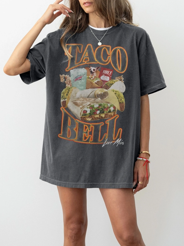 Vintage Taco Bell 90&#x27;s Bootleg Tee For Women