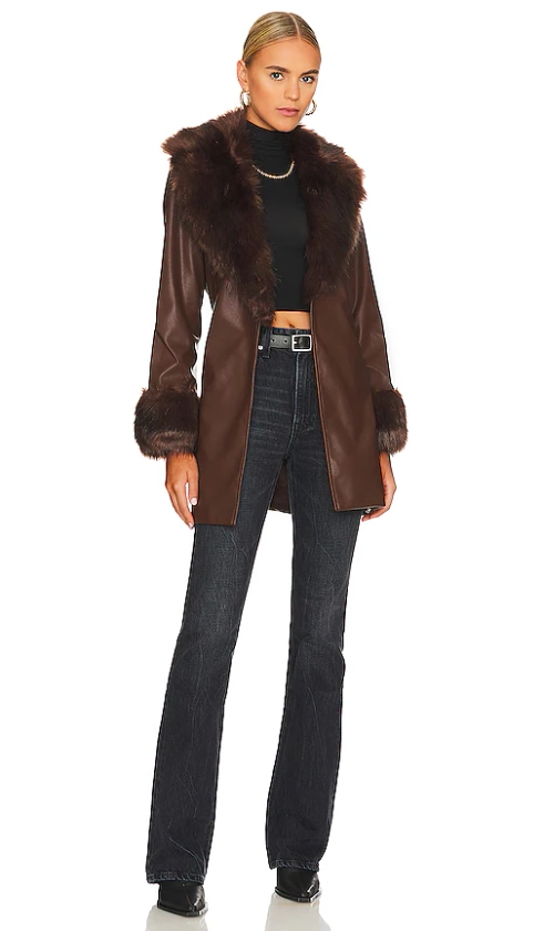 Penny Lane Faux Leather Jacket