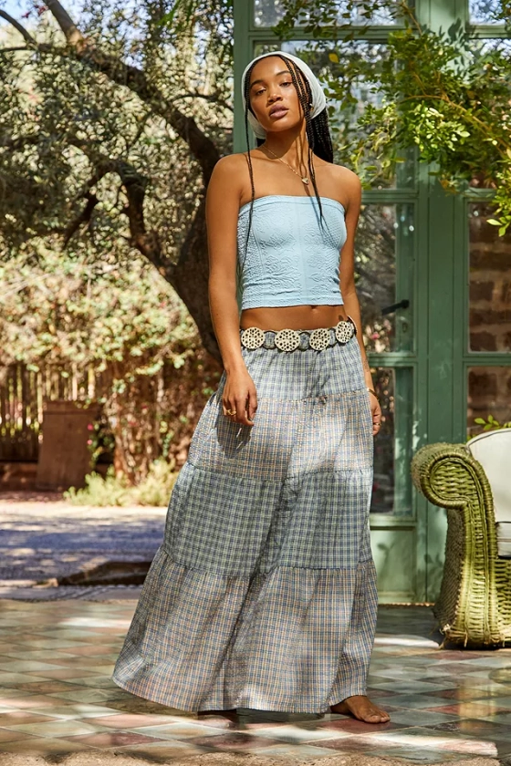 Out From Under Tapestry Texture Bandeau Crop Top