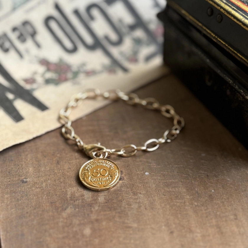 Bracelet Blanche - 50 centimes Morlon