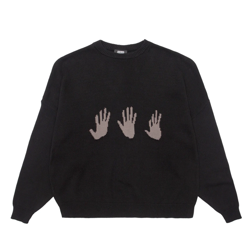 HANDS KNIT BLACK