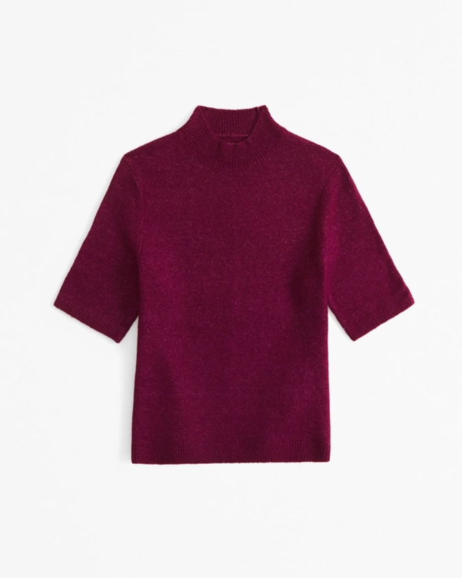 Women's Skimming Mockneck Sweater Tee | Women's New Arrivals | Abercrombie.com