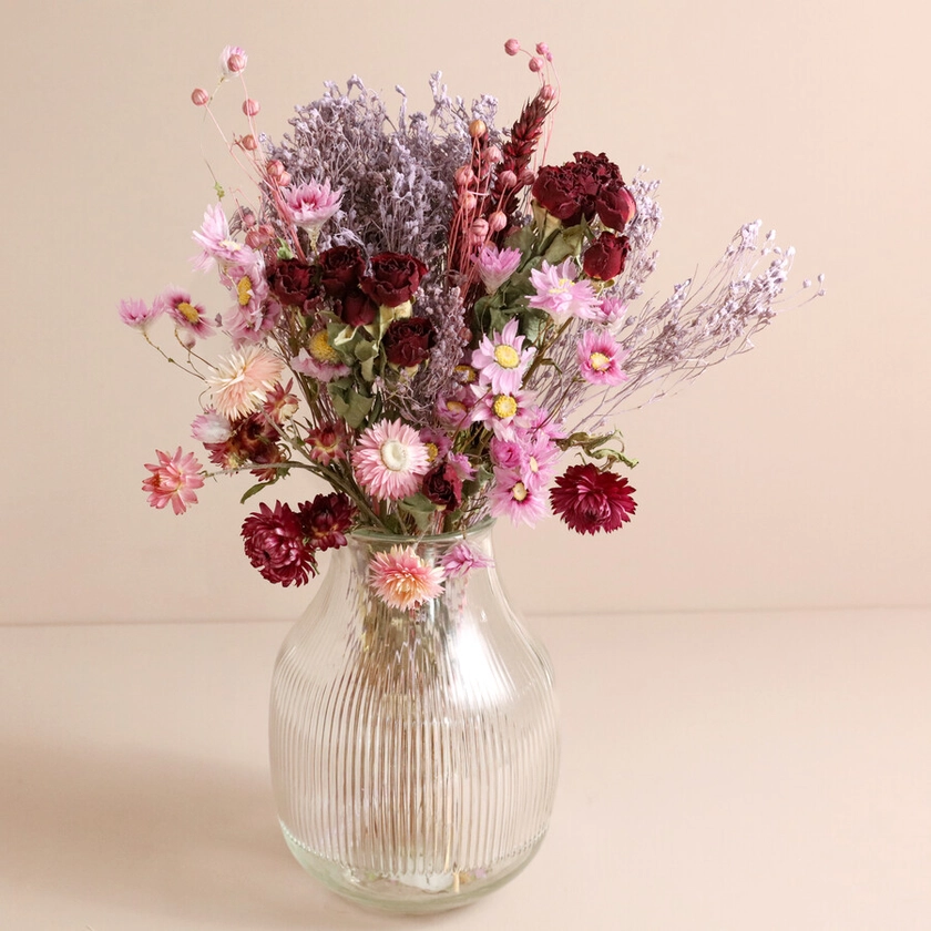 Summer Nights Dried Flower Bouquet