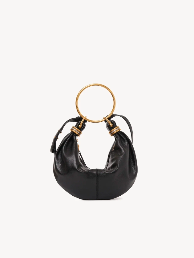 Chloé Small Bracelet Hobo Bag In Grained Leather | Chloé US