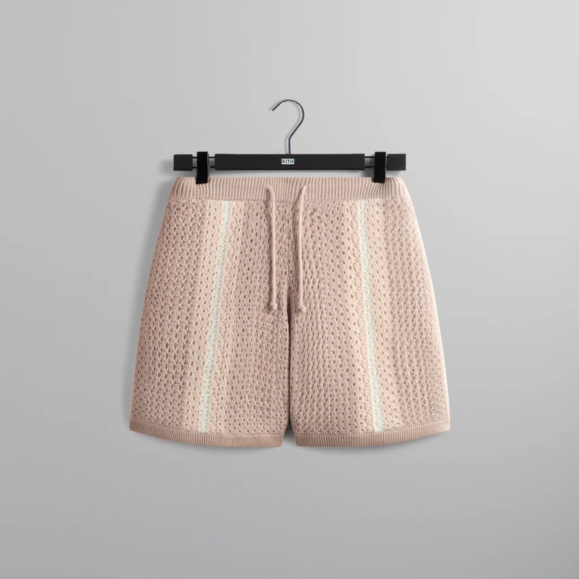 Kith Crochet Curtis Short - Frosty Rose