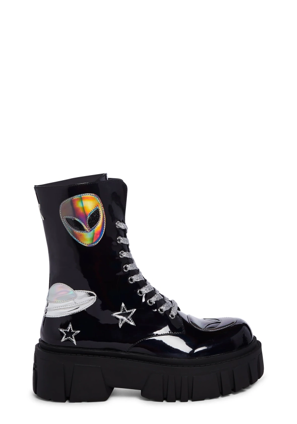 Midnight Invade Ur Space Combat Boots