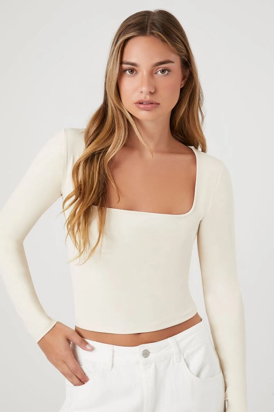 Sculpt Shape Square-Neck Top