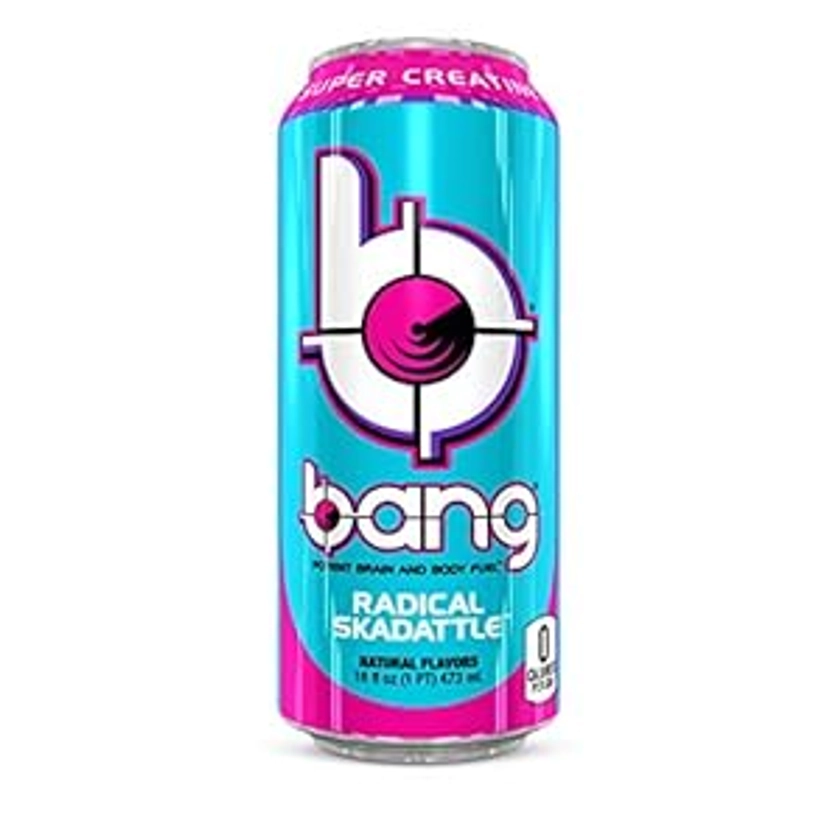 Amazon.com : Bang Radical Skadattle 16oz 4pk : Grocery & Gourmet Food