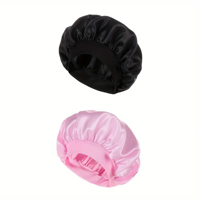 2pcs Womens Bonnet For Sleeping Bonnets Band Silk Sleep Cap No Fragrance - Beauty & Health - Temu