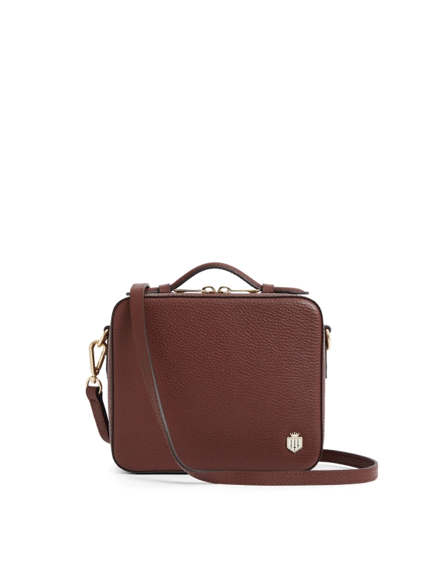 Buckingham - Crossbody Bag - Burgundy Leather | Fairfax & Favor