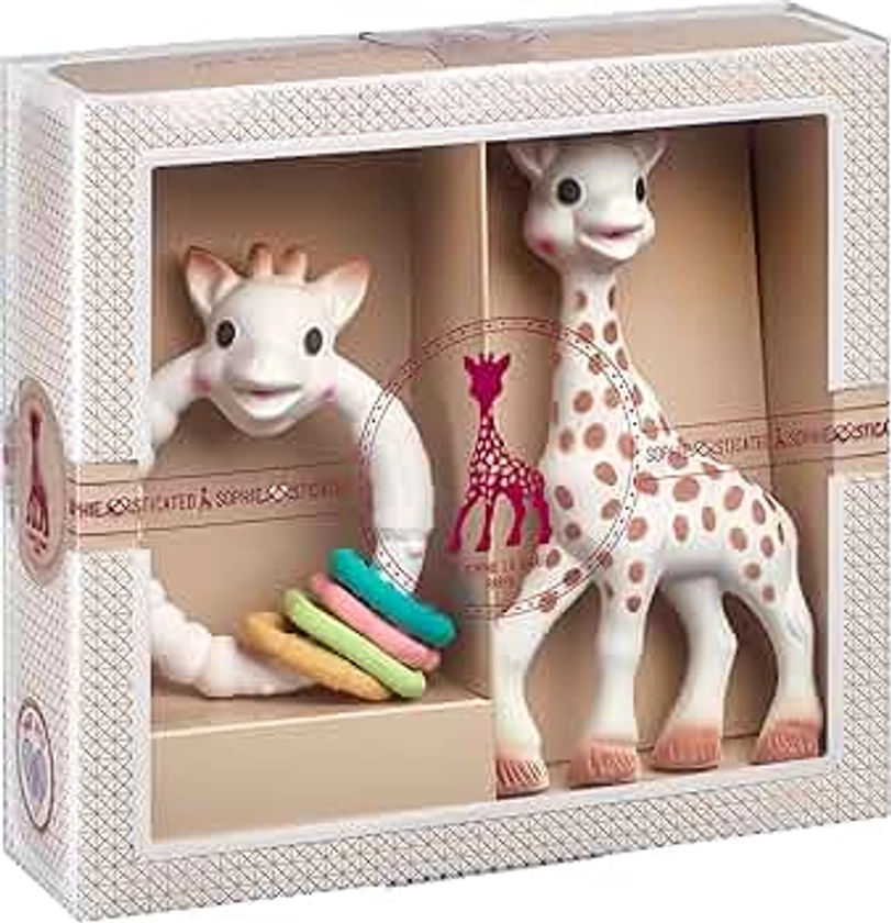 Vulli Coffret Sophie la Girafe + Anneau de dentition Colorings