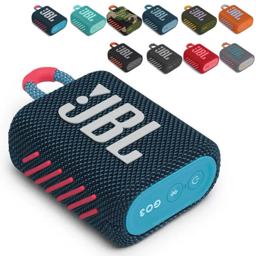 JBL GO 3 Enceinte Portable Étanche Plusieurs Couleur Disponible