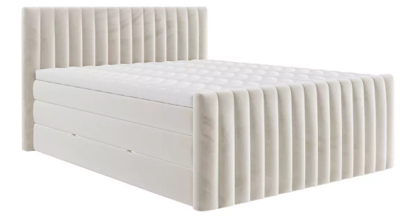 Boxspringbett Simon in Beige ca. 180x200cm online kaufen ➤ mömax