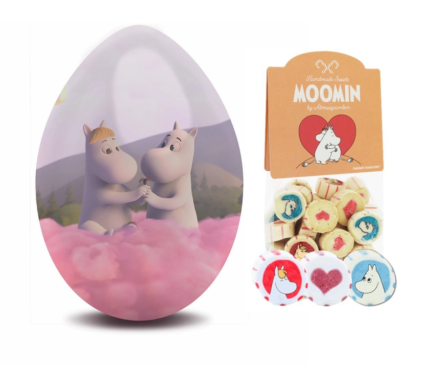 Mysbod.com - The shop for you who love Moomin! - Pink Clouds Easter Egg With Handmade Candy