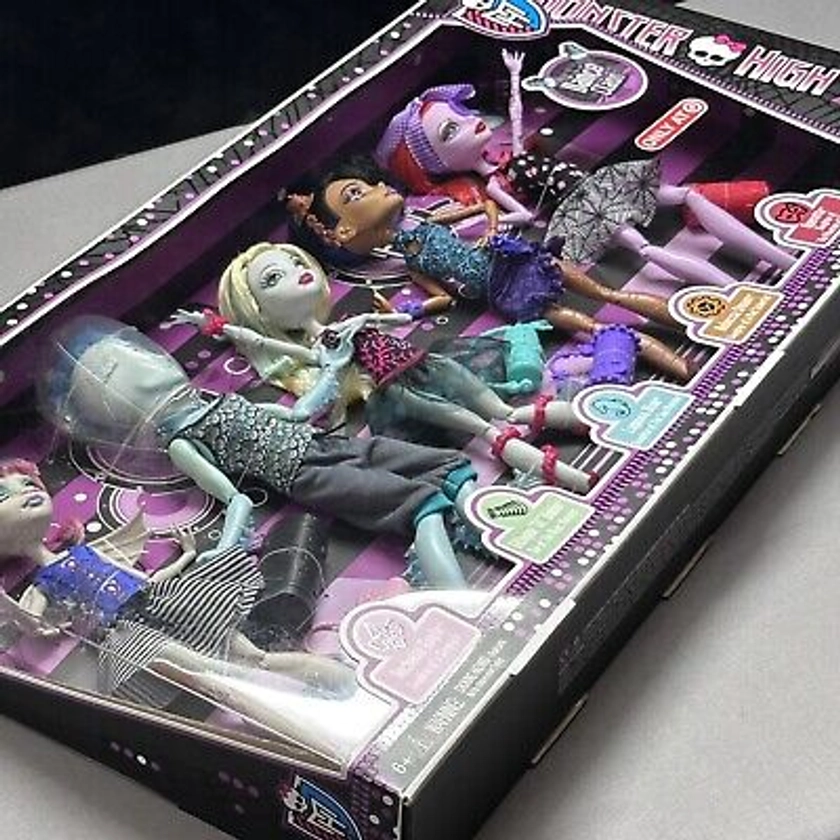 2013 Monster High Dance Class 5 Pack Target Exclusive Gen 1 New NIB Gil Robecca