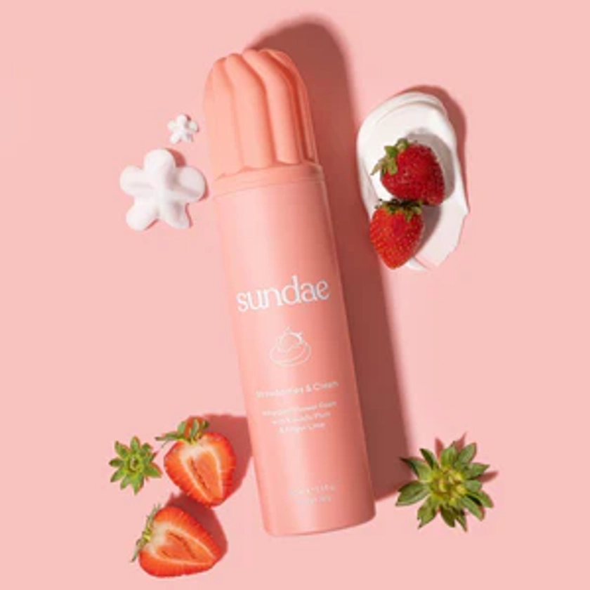 Strawberries & Cream Foaming Body Wash - Sundae Body