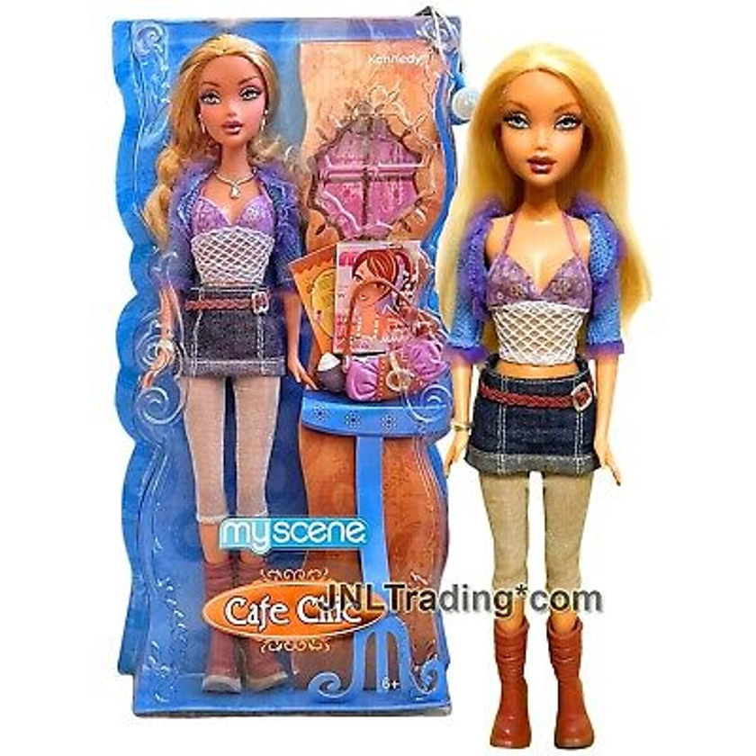 Year 2007 My Scene Cafe Chic 12" Doll - KENNEDY M2842 in Denim Outfit with Purse | eBay