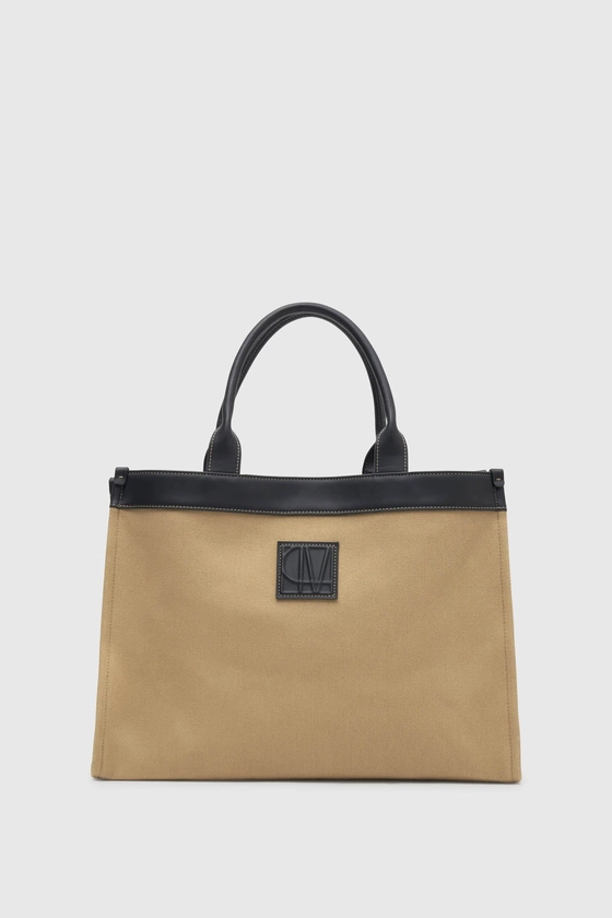 Nora Shopper Tote in Camel Brown - CAMILLA AND MARC® Official C&M